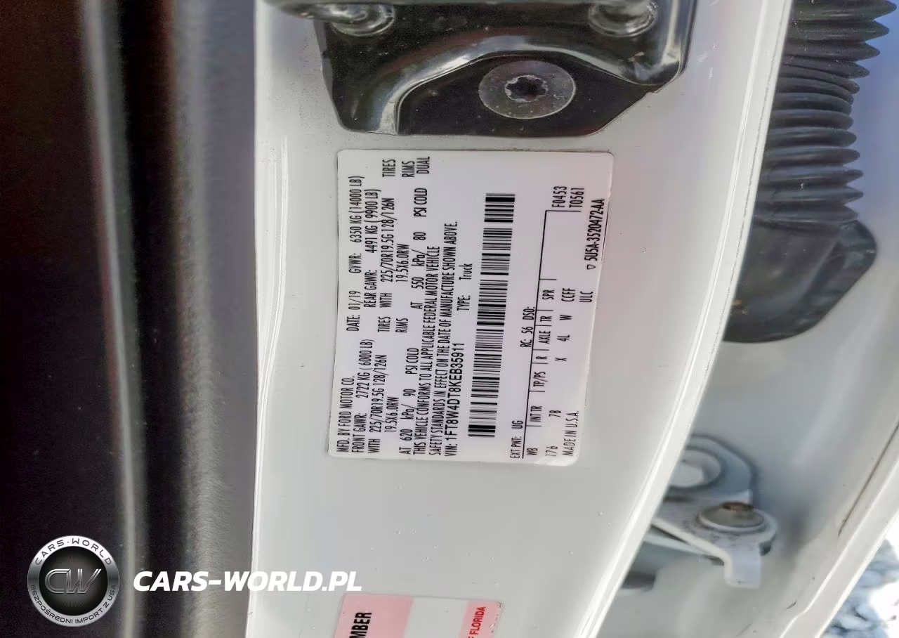 2018 Ford F450 Super Duty VIN:1FT8W4DT8JEB35907 - 10