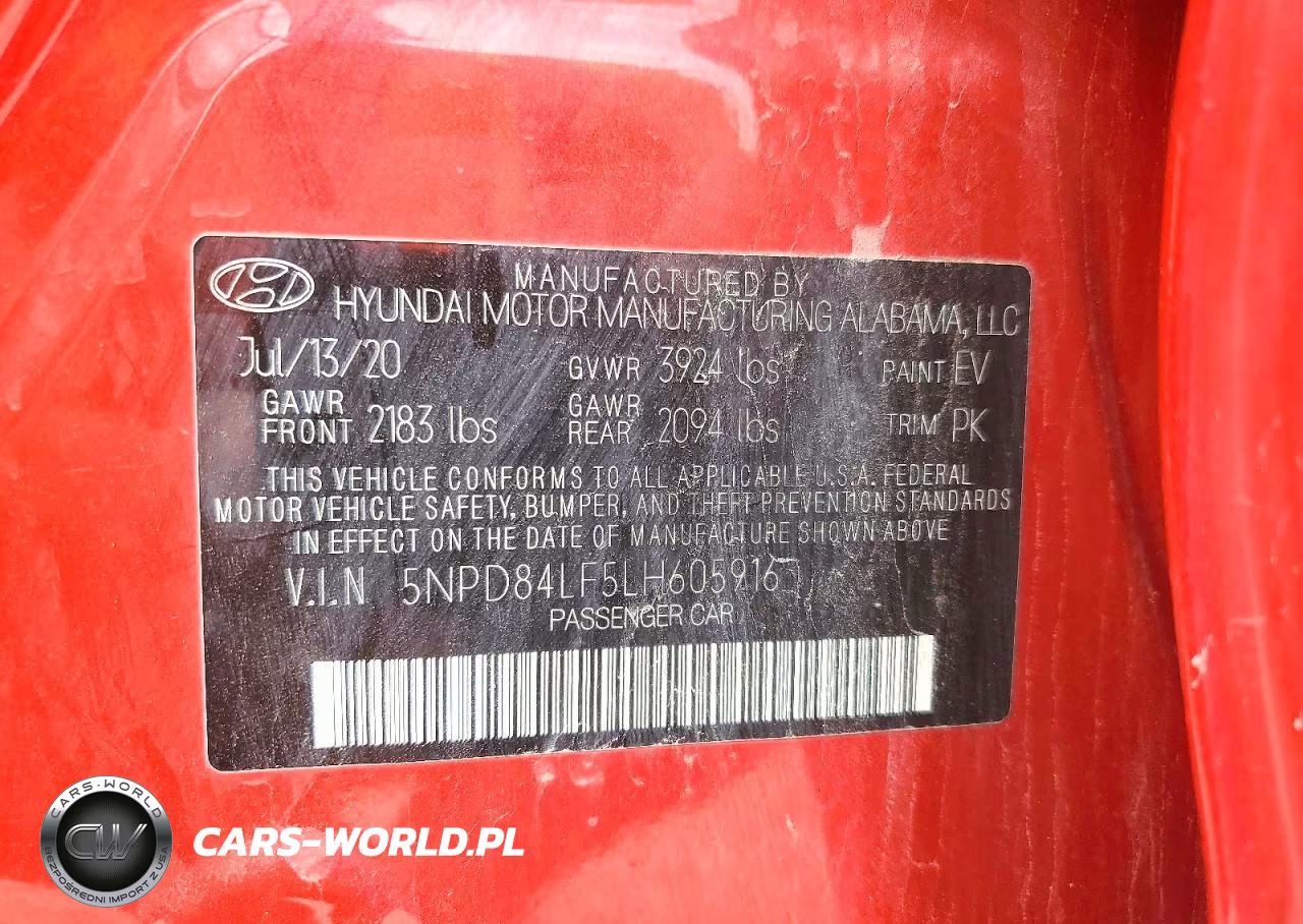 2020 Hyundai Elantra Value Edition VIN:5NPD84LF5LH605916 - 12