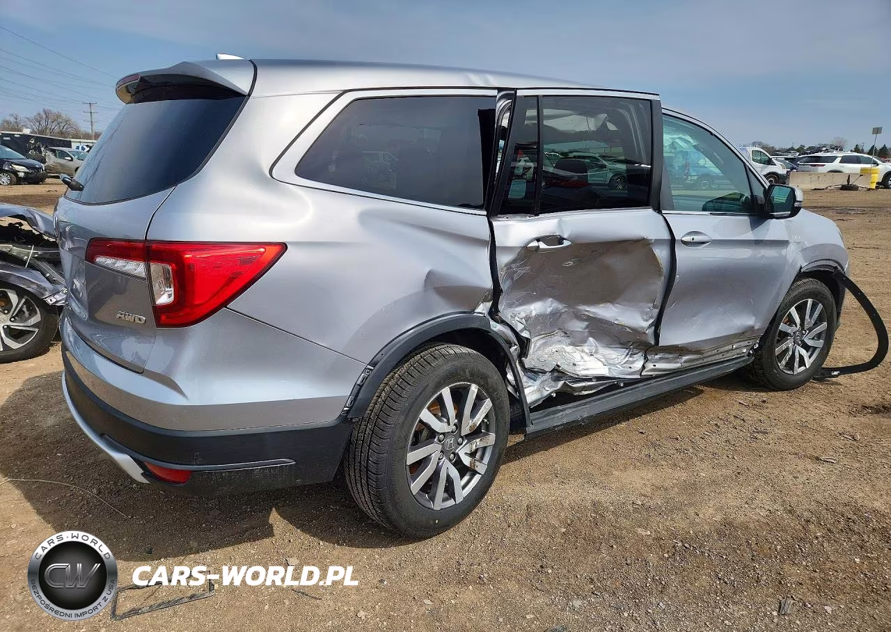 2021 Honda Pilot Exl VIN:5FNYF6H57MB098973 - 3