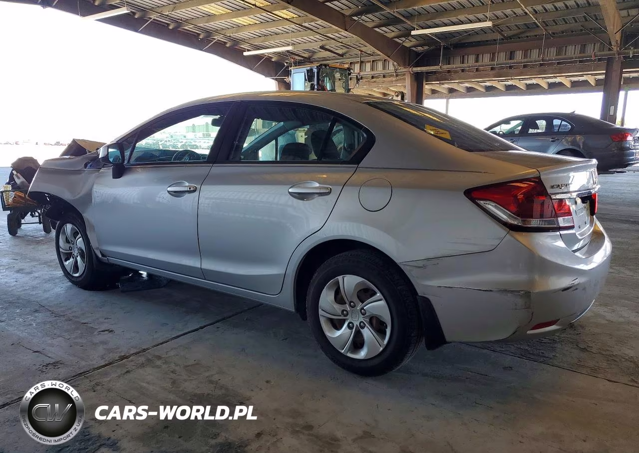 2013 Honda Civic Lx VIN:2HGFB2F5XDH589807 - 2