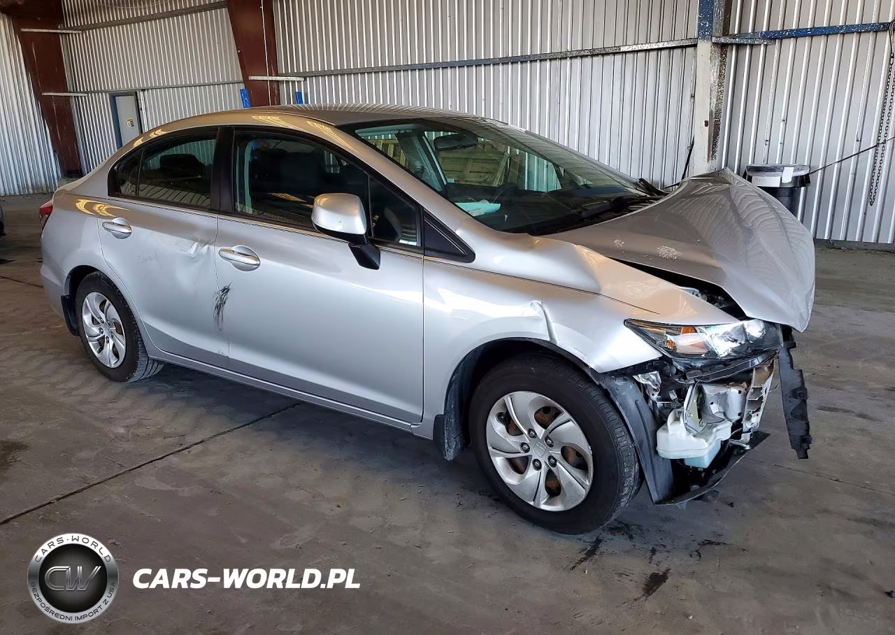 2013 Honda Civic Lx VIN:2HGFB2F5XDH589807 - 4