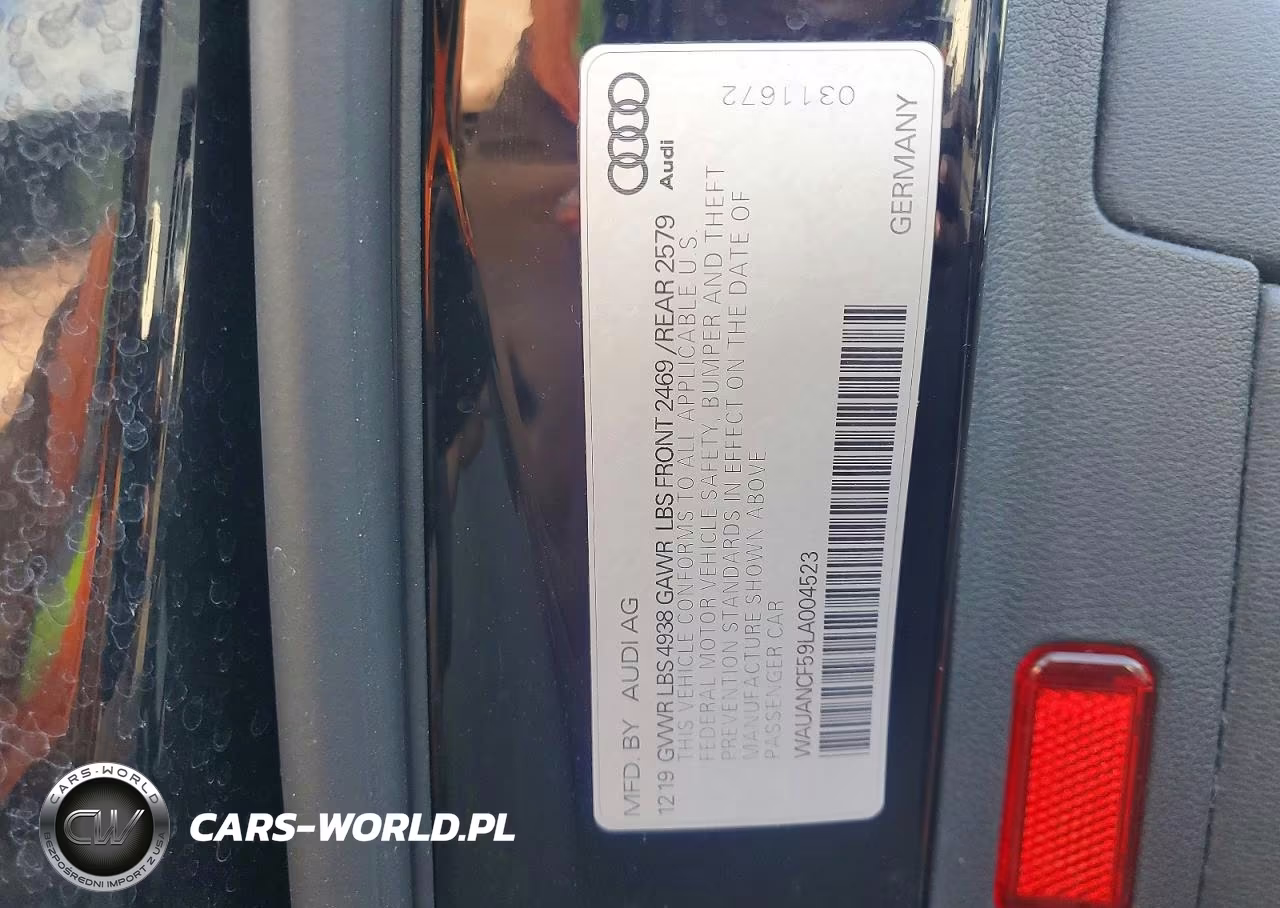 2020 Audi A5 Premium VIN:WAUANCF59LA004523 - 12