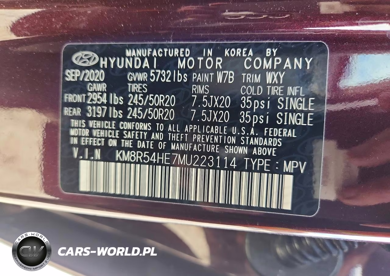 2021 Hyundai Palisade Limited VIN:KM8R54HE7MU223114 - 14