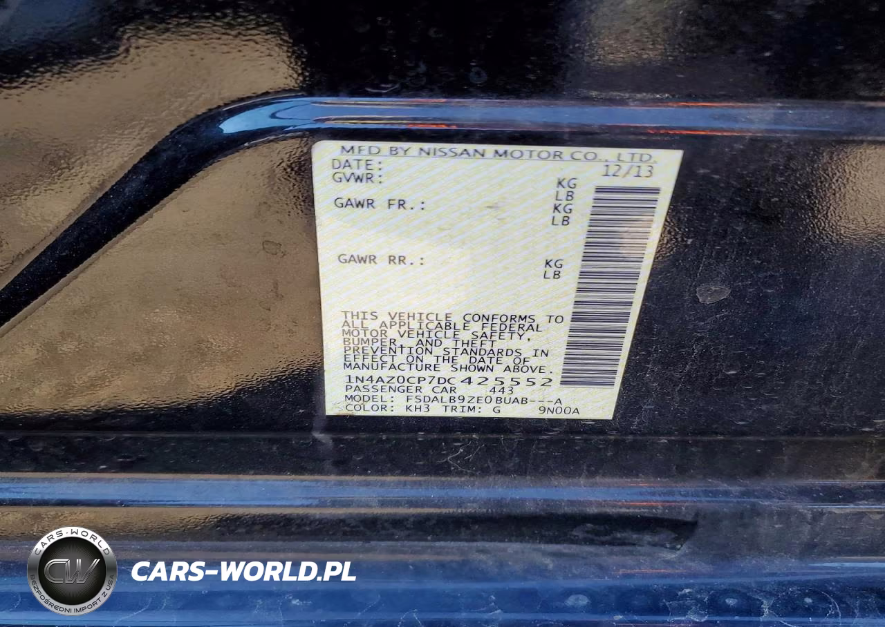 2013 Nissan Leaf S VIN:1N4AZ0CP7DC425552 - 12