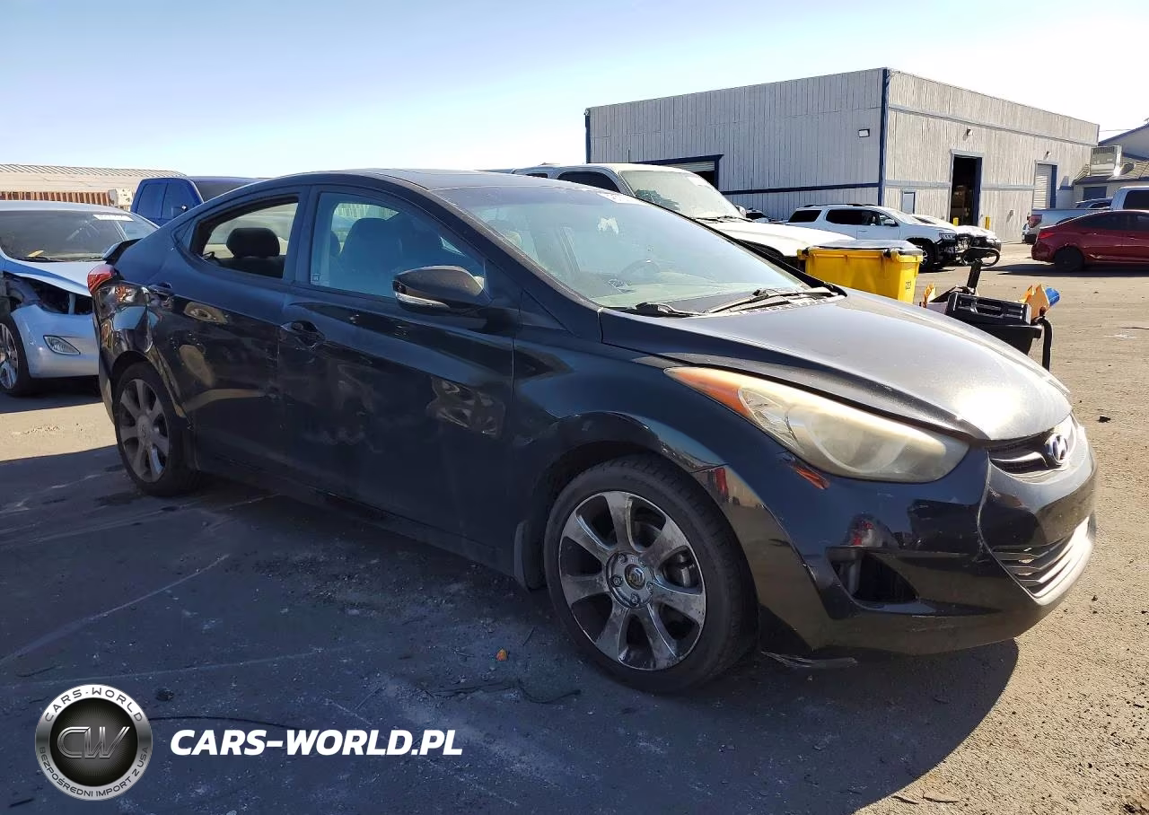 2013 Hyundai Elantra Limited VIN:KMHDH4AE9DU544163 - 4