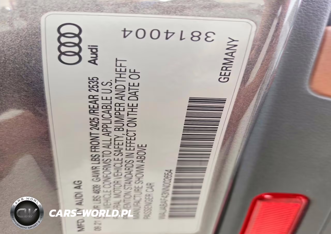 2022 Audi A4 Premium 40 VIN:WAUABAF43NN002654 - 12