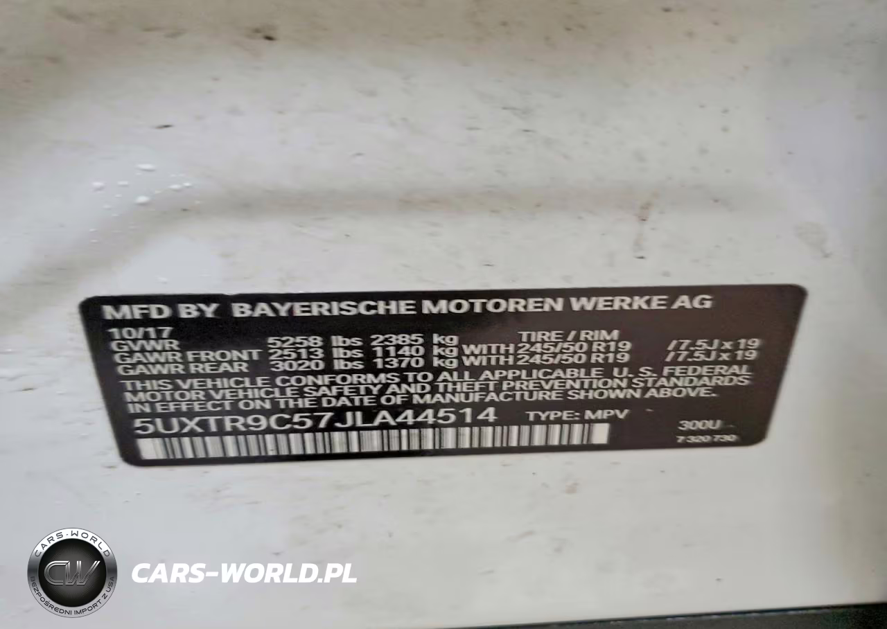 2018 BMW X3 xDrive30I VIN:5UXTR9C57JLA44514 - 13