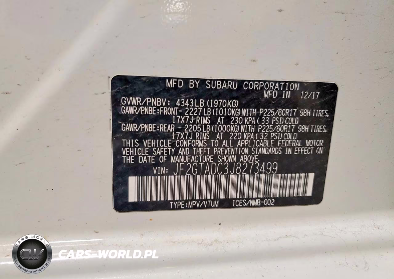 2018 Subaru Crosstrek Premium VIN:JF2GTADC3J8273499 - 12