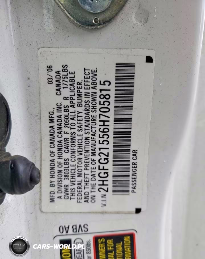 2006 Honda Civic Si VIN:2HGFG21556H705815 - 13