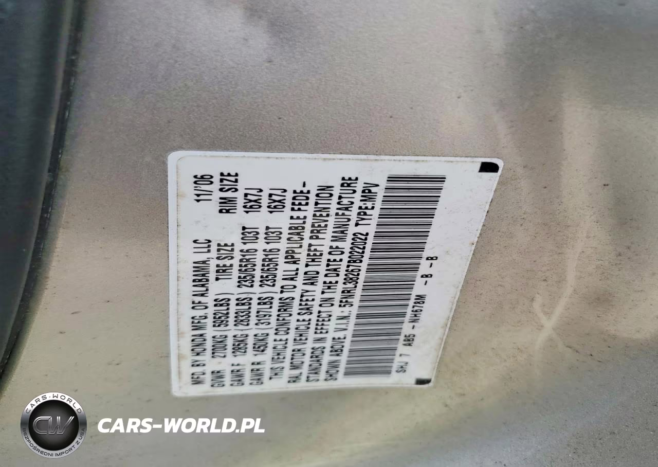 2007 Honda Odyssey Lx VIN:5FNRL38267B022022 - 14