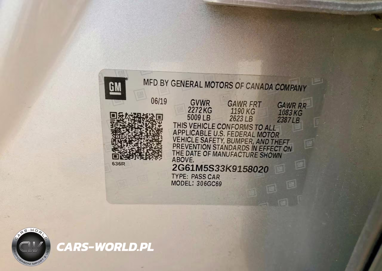 2019 Cadillac Xts Luxury VIN:2G61M5S33K9158020 - 12
