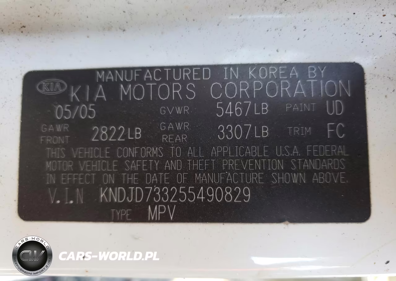 2005 Kia Sorento Ex VIN:KNDJD733255490829 - 10