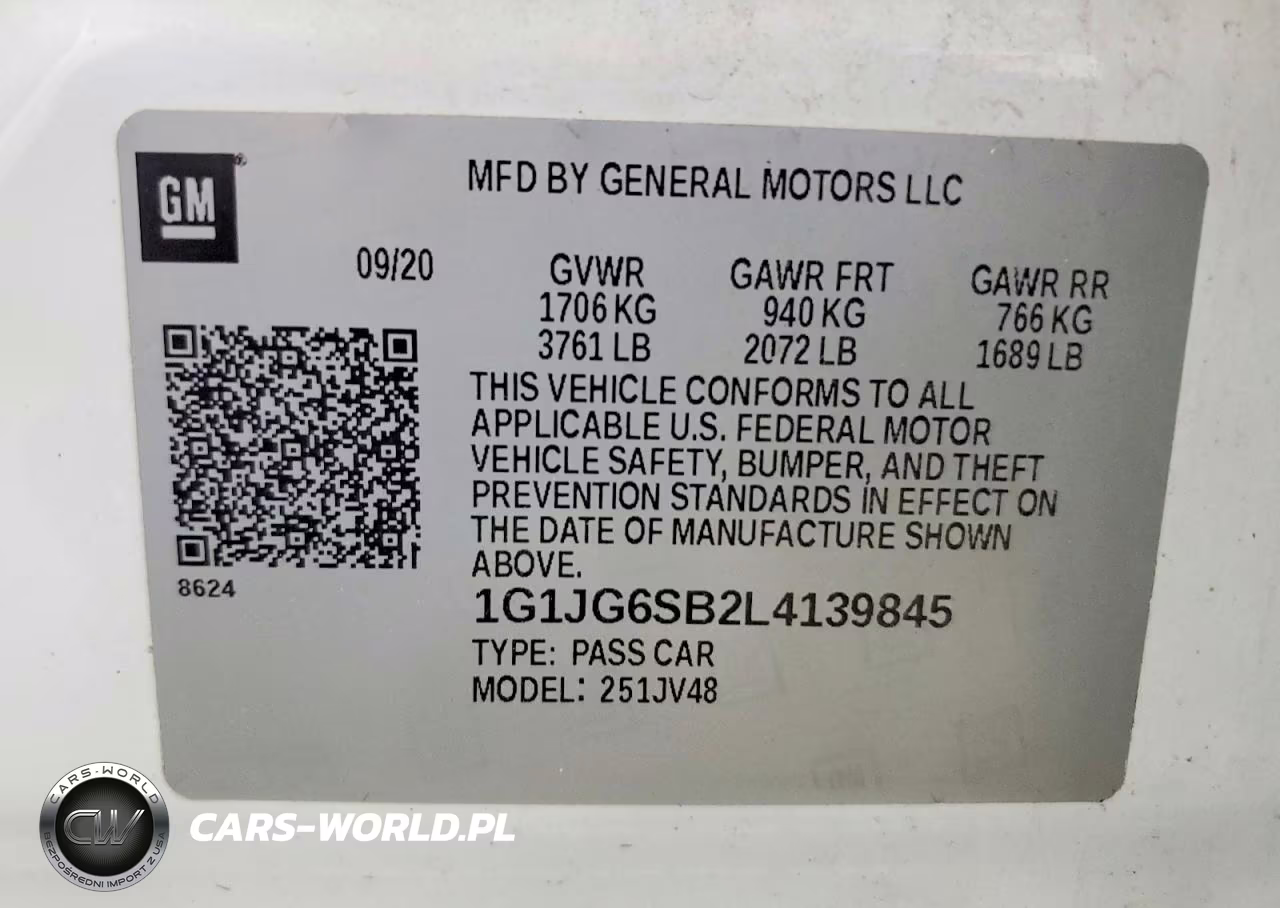 2020 Chevrolet Sonic VIN:1G1JG6SB2L4139845 - 12
