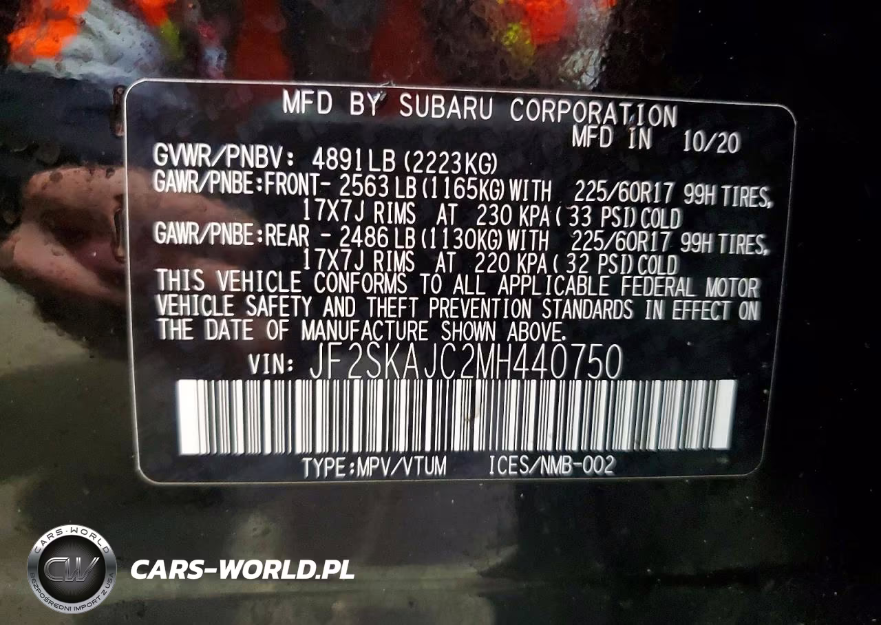 2021 Subaru Forester Premium VIN:JF2SKAJC2MH440750 - 14
