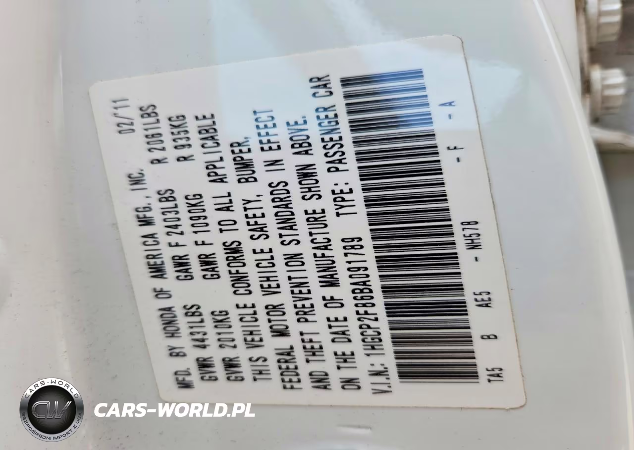 2011 Honda Accord Exl VIN:1HGCP2F86BA091789 - 13