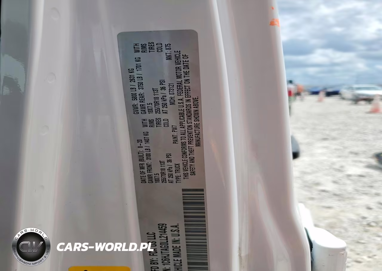 2020 Jeep Gladiator Sport VIN:1C6HJTAG0LL214459 - 13
