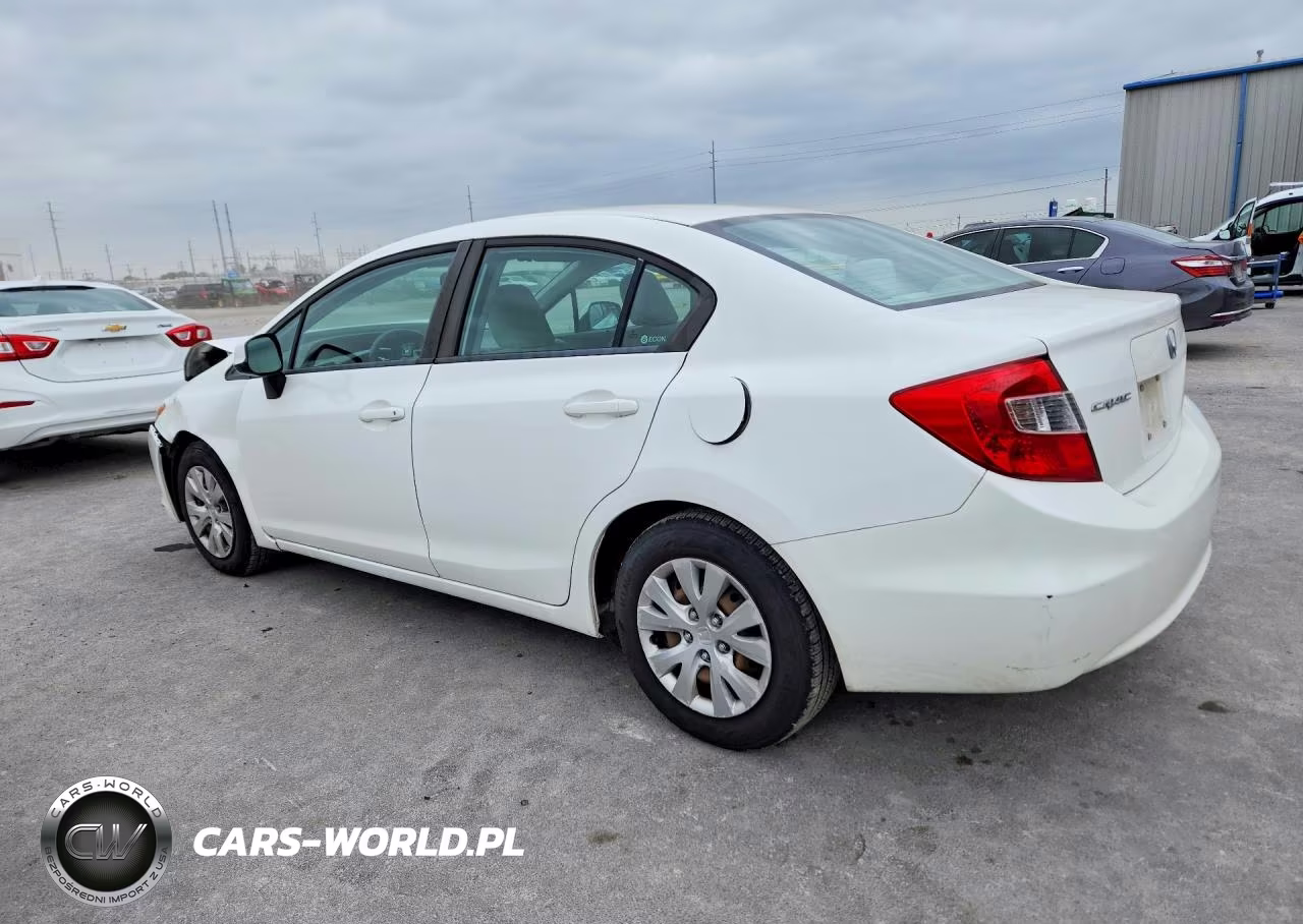 2012 Honda Civic Lx VIN:19XFB2F53CE107767 - 2
