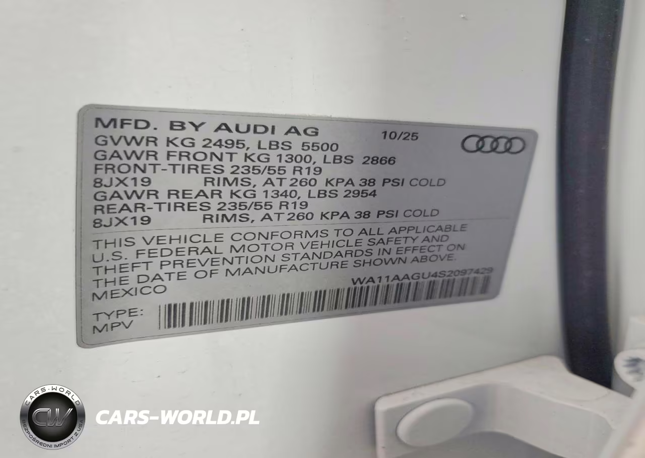 2025 Audi Q5 Premium VIN:WA11AAGU4S2097429 - 13