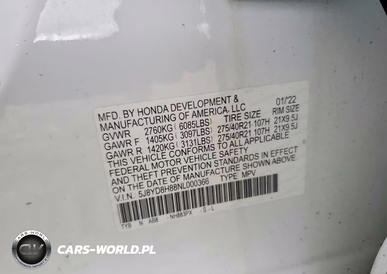 2022 Acura Mdx Type S Advance VIN:5J8YD8H88NL000366 - 14