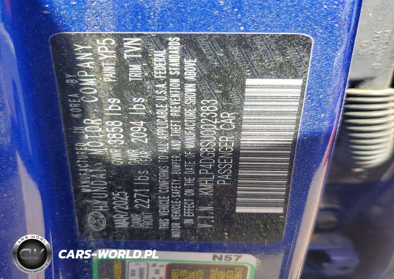 2025 Hyundai Elantra Limited VIN:KMHLP4DG8SU002383 - 12