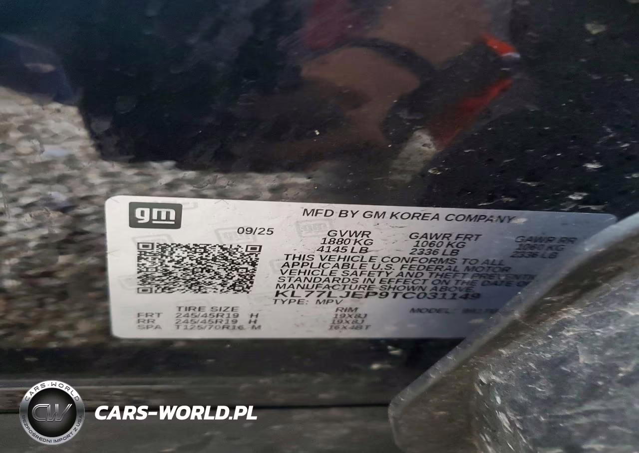 2026 Chevrolet Trax 2Rs VIN:KL77LJEP9TC031149 - 13