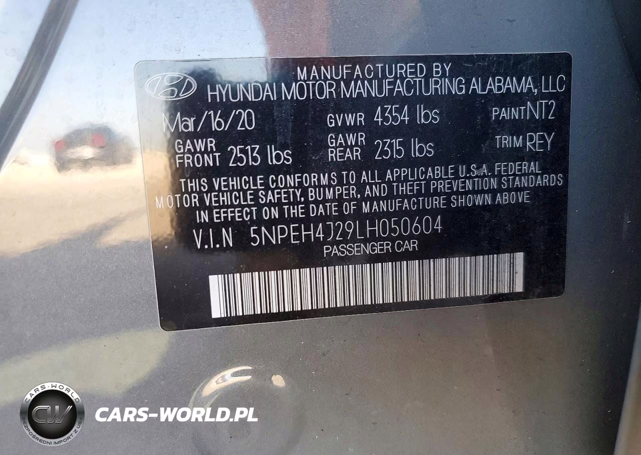 2020 HYUNDAI SONATA LIMITED VIN:5NPEH4J29LH050604 - 12