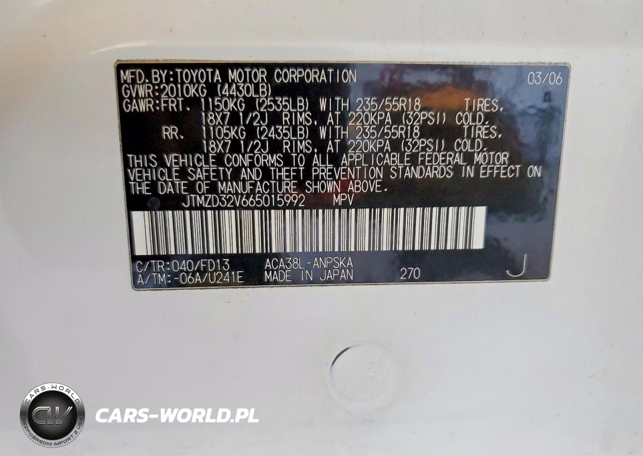 2006 Toyota Rav4 Sport VIN:JTMZD32V665015992 - 13