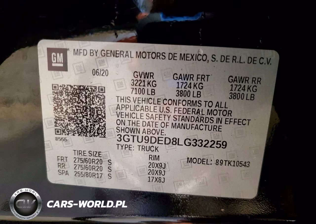 2020 GMC Sierra K1500 Slt VIN:3GTU9DED8LG332259 - 13