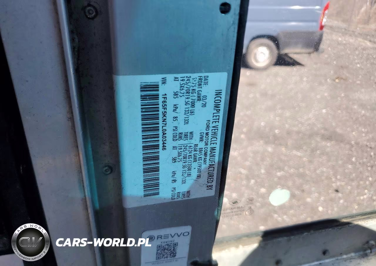 2020 Ford F59 VIN:1F65F5KN7L0A03446 - 13