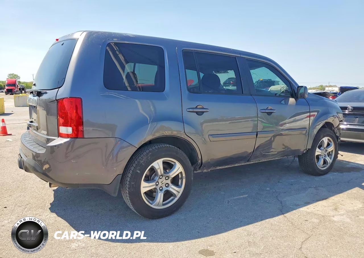 2015 Honda Pilot Exl VIN:5FNYF4H58FB046937 - 3