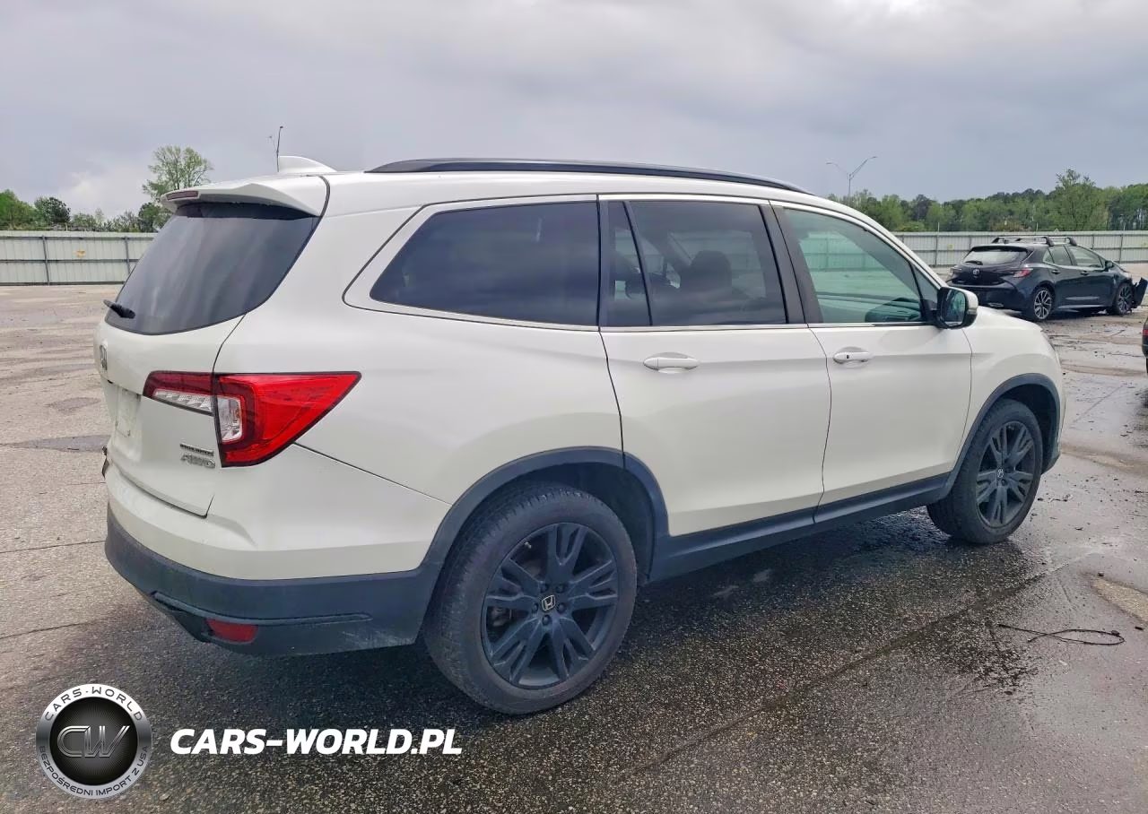 2022 Honda Pilot Se VIN:5FNYF6H23NB045534 - 3