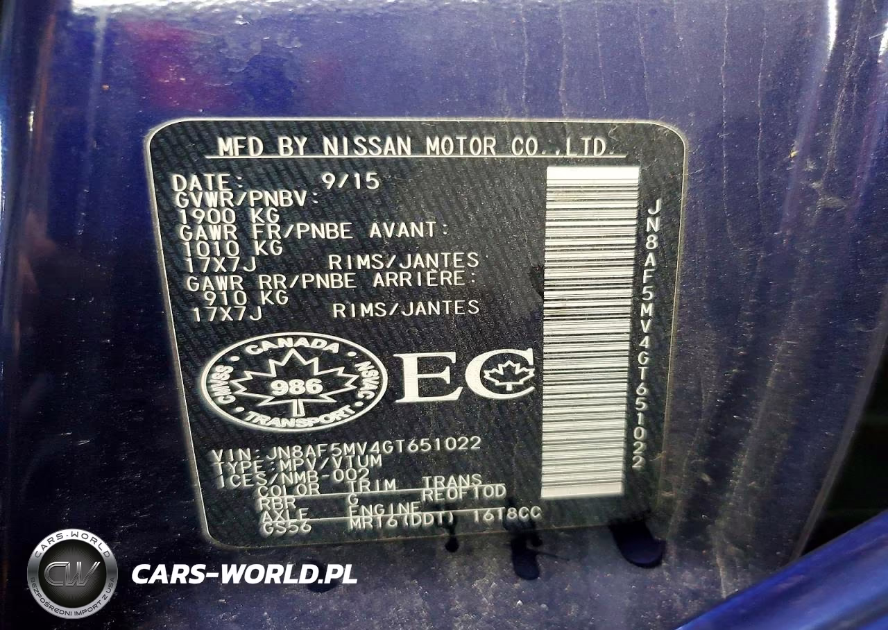 2016 Nissan Juke VIN:JN8AF5MV4GT651022 - 12