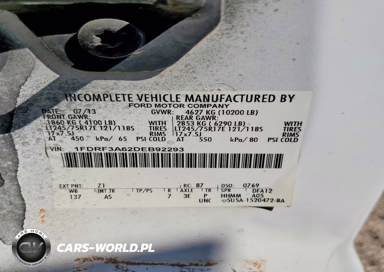 2013 Ford F350 Super Duty Utility - Service Truck VIN:1FDRF3A62DEB92293 - 14