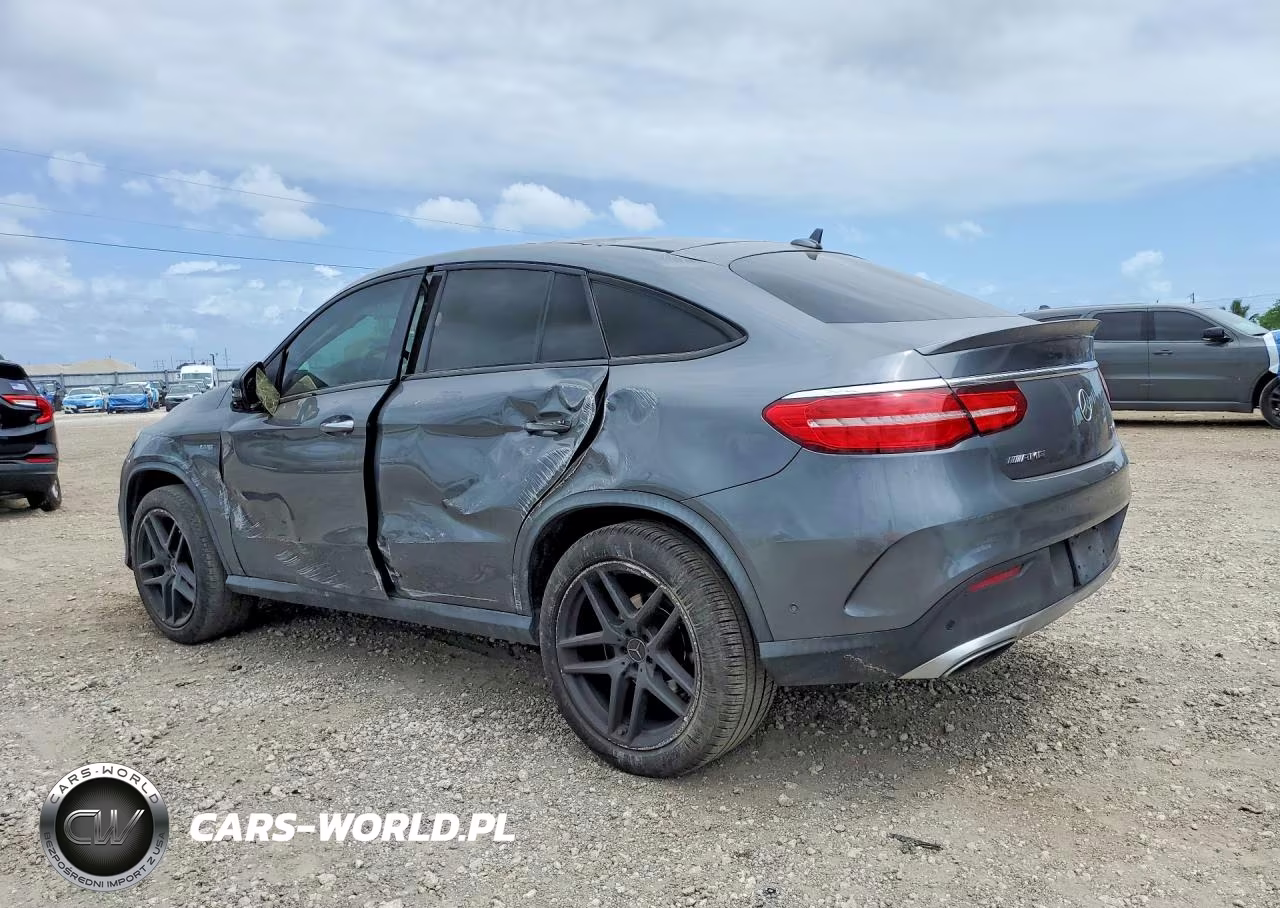 2017 Mercedes-Benz Gle Coupe 43 Amg VIN:4JGED6EB1HA056179 - 2