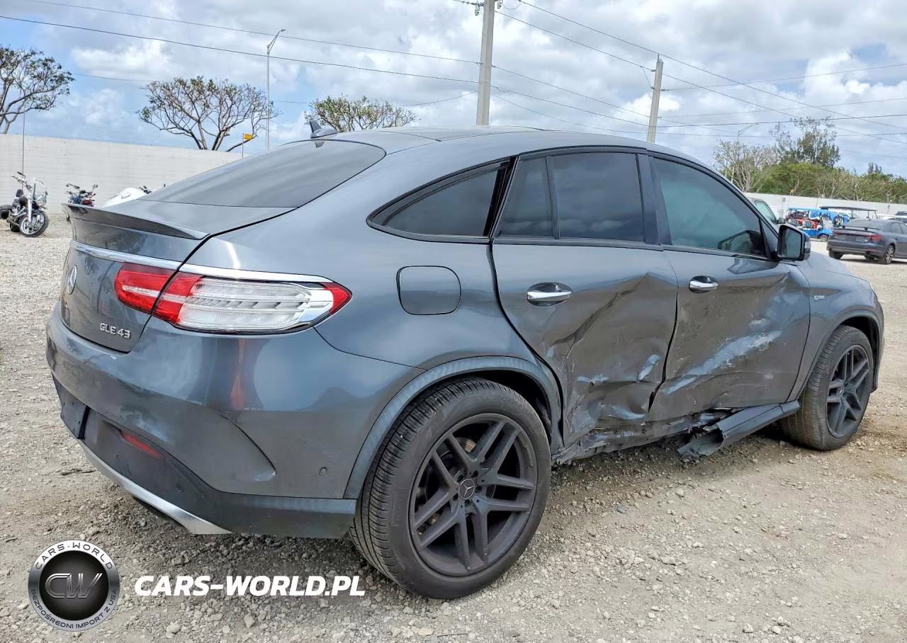 2017 Mercedes-Benz Gle Coupe 43 Amg VIN:4JGED6EB1HA056179 - 3