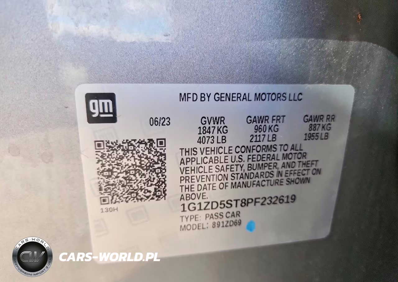 2023 Chevrolet Malibu Lt VIN:1G1ZD5ST8PF232619 - 13