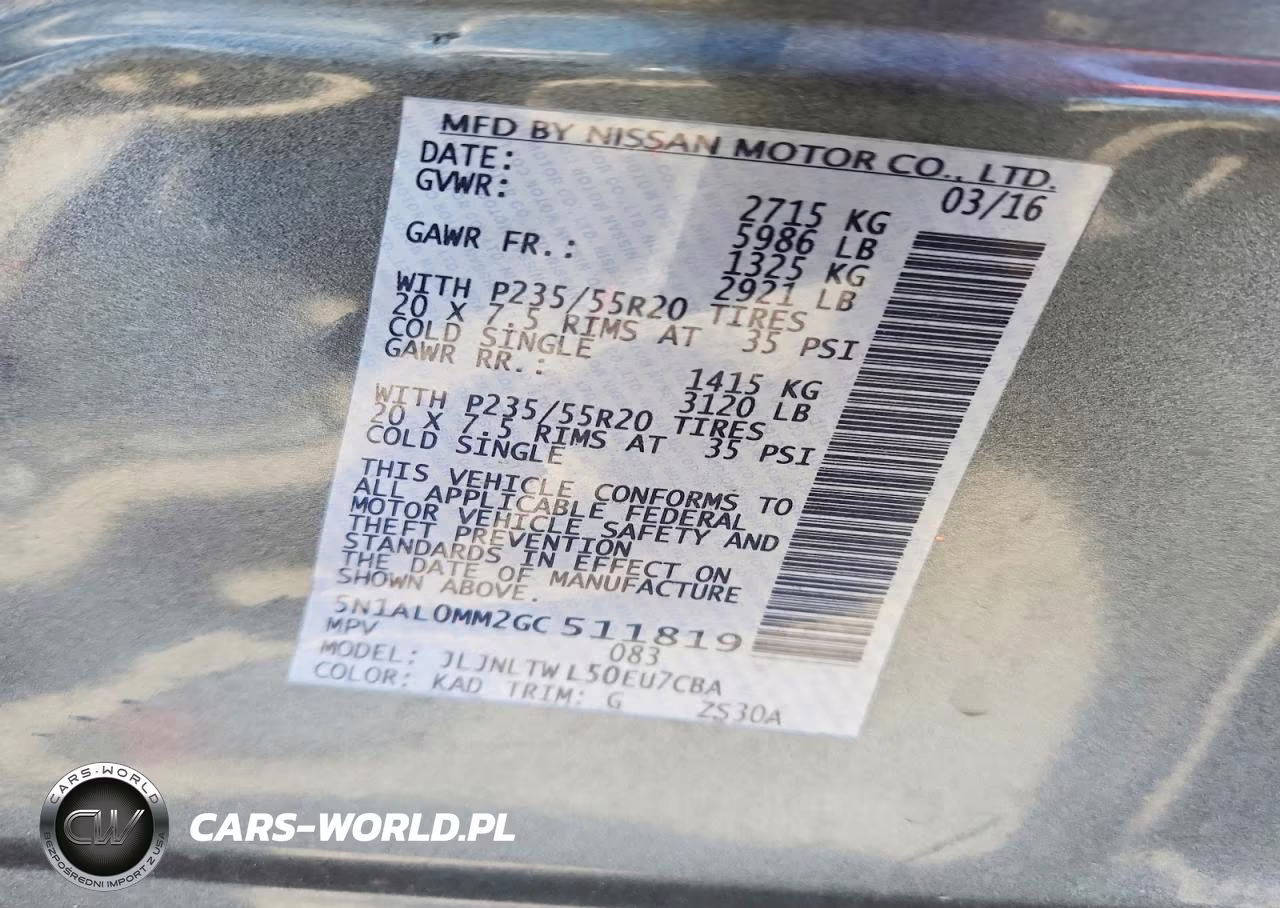 2016 Infiniti Qx60 Base VIN:5N1AL0MM2GC511819 - 13