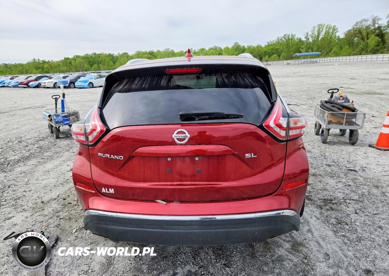 2018 Nissan Murano Sl VIN:5N1AZ2MG1JN160658 - 6