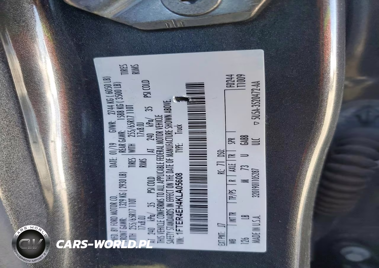 2019 Ford Ranger Xl VIN:1FTER4EH4KLA05608 - 12