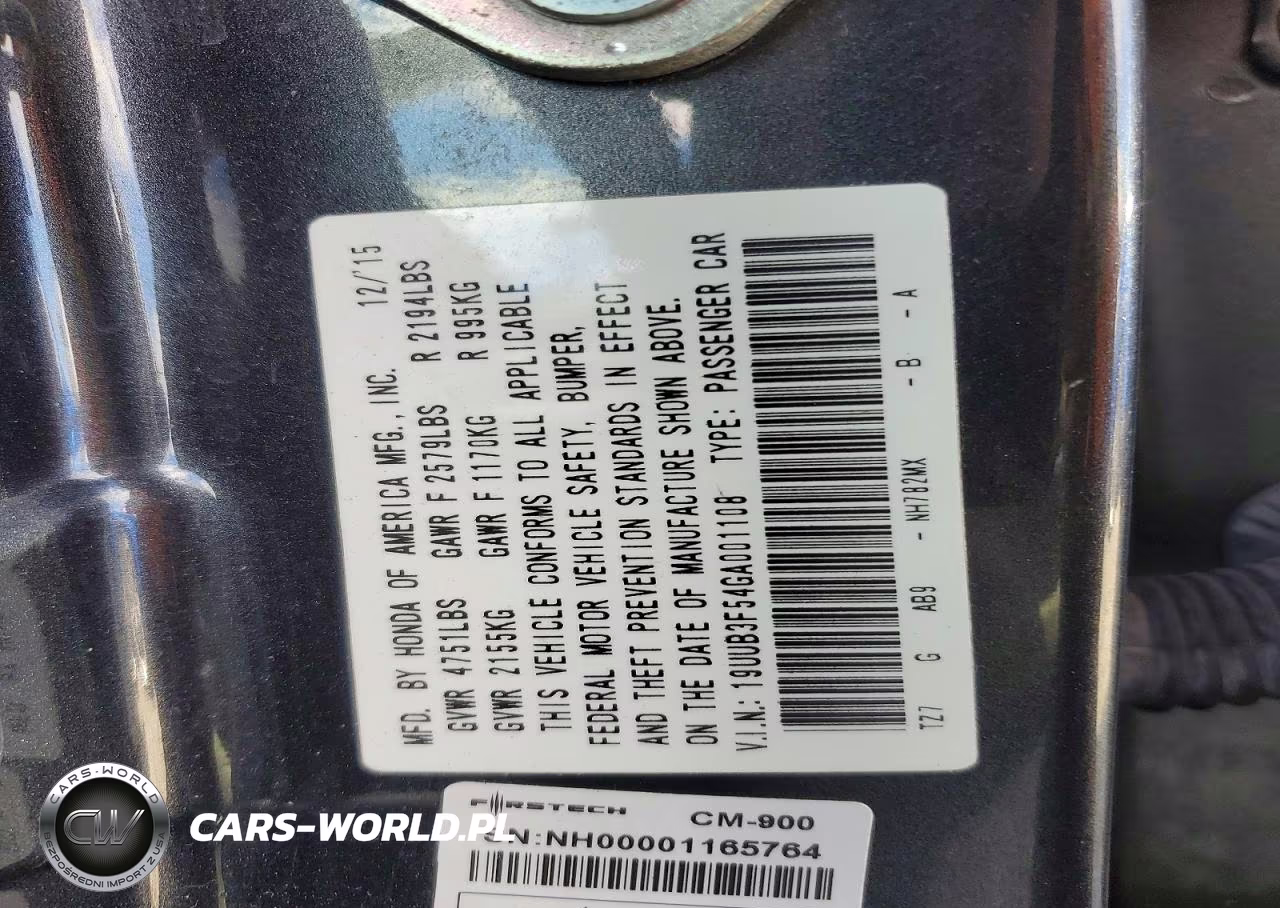 2016 Acura Tlx Tech VIN:19UUB3F54GA001108 - 13