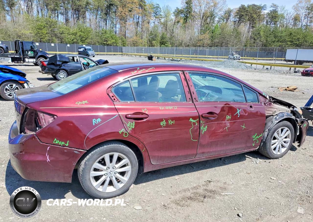 2012 Honda Civic Ex VIN:19XFB2F87CE358513 - 3