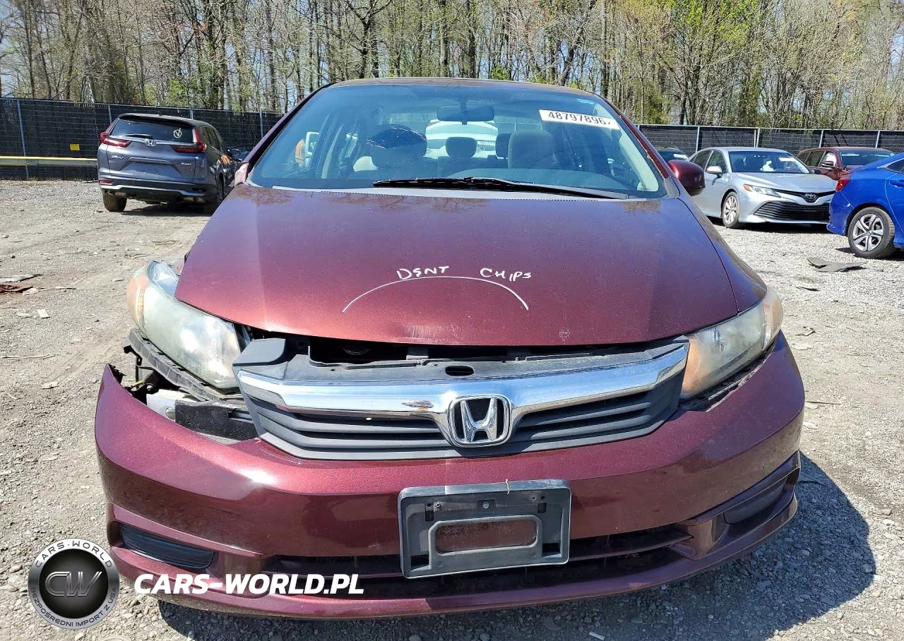 2012 Honda Civic Ex VIN:19XFB2F87CE358513 - 5