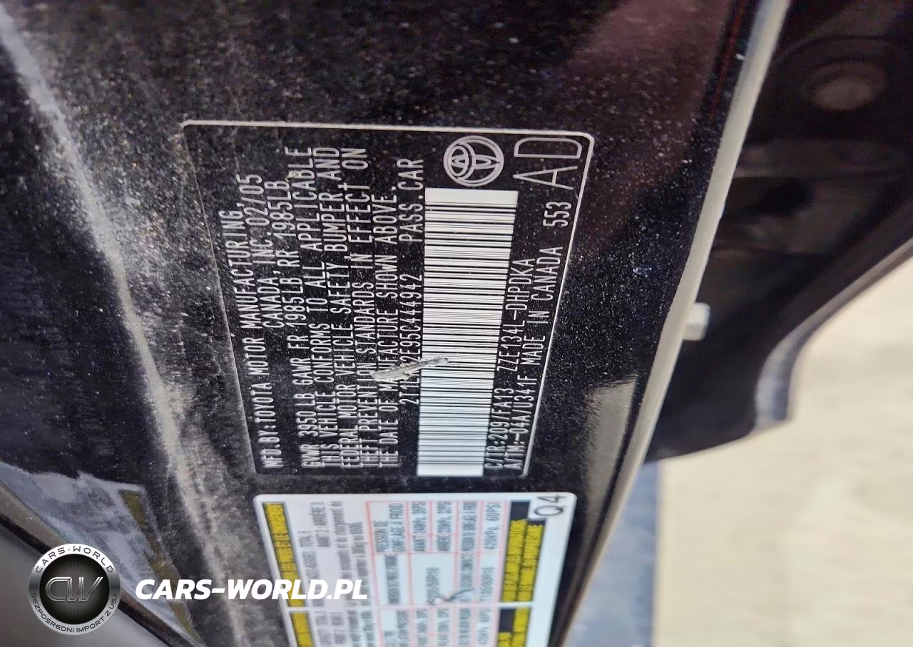 2005 Toyota Matrix Base VIN:2T1LR32E95C444942 - 12