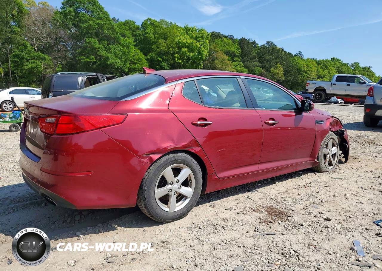 2015 Kia Optima Lx VIN:5XXGM4A70FG515397 - 3
