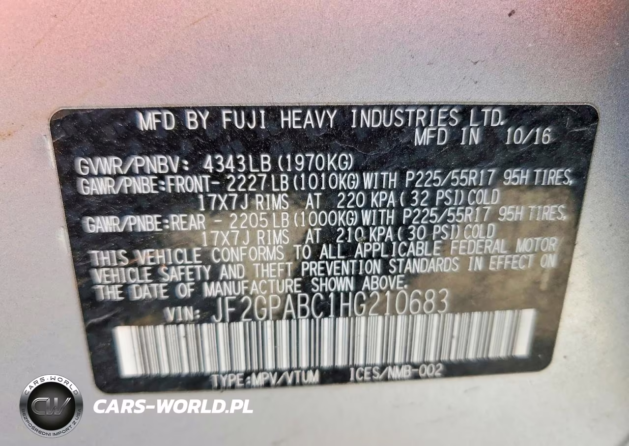 2017 Subaru Crosstrek Premium VIN:JF2GPABC1HG210683 - 13