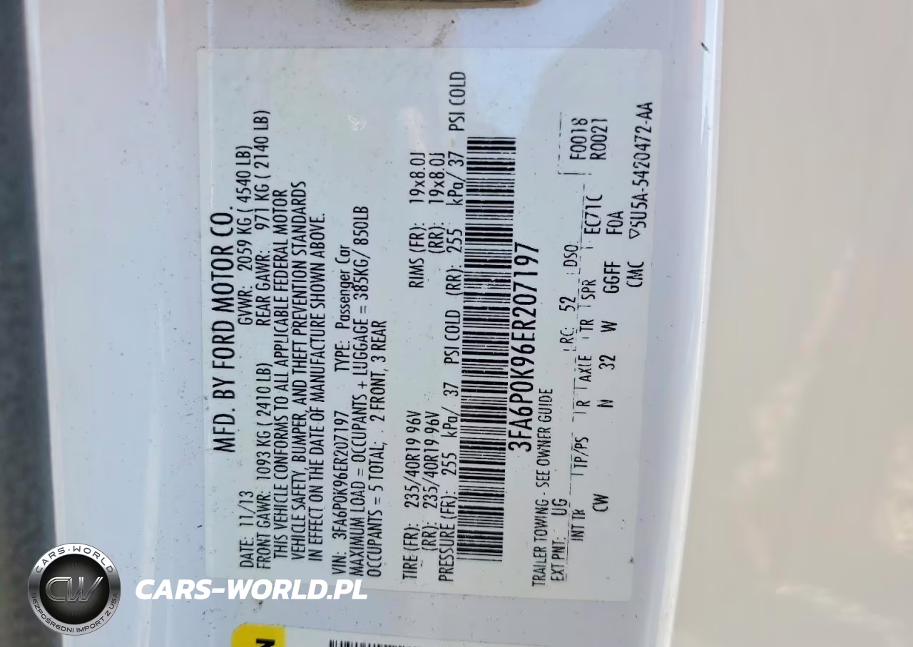 2014 Ford Fusion Titanium VIN:3FA6P0K96ER207197 - 12