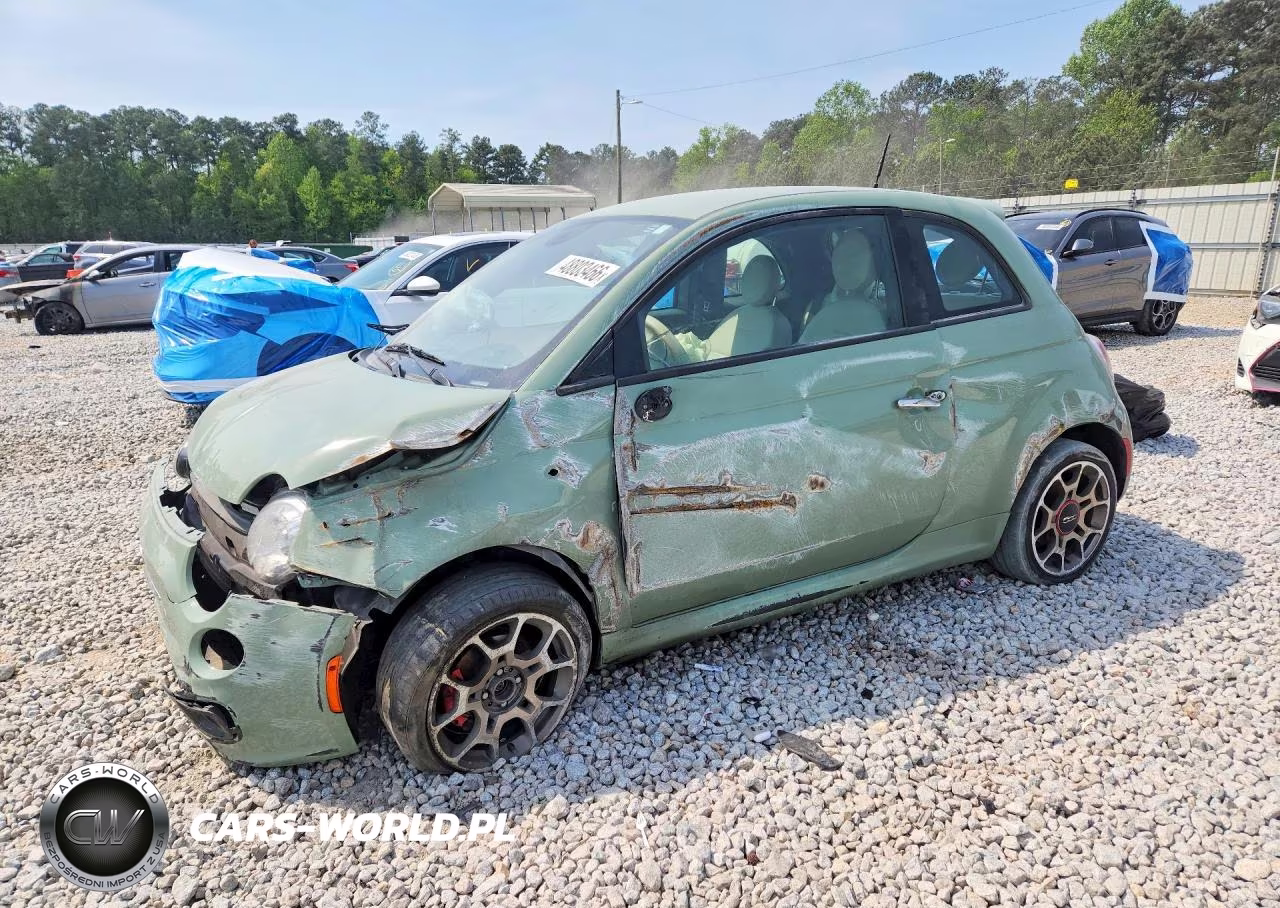 2015 Fiat 500 Sport VIN:3C3CFFBR1FT558837 - 1