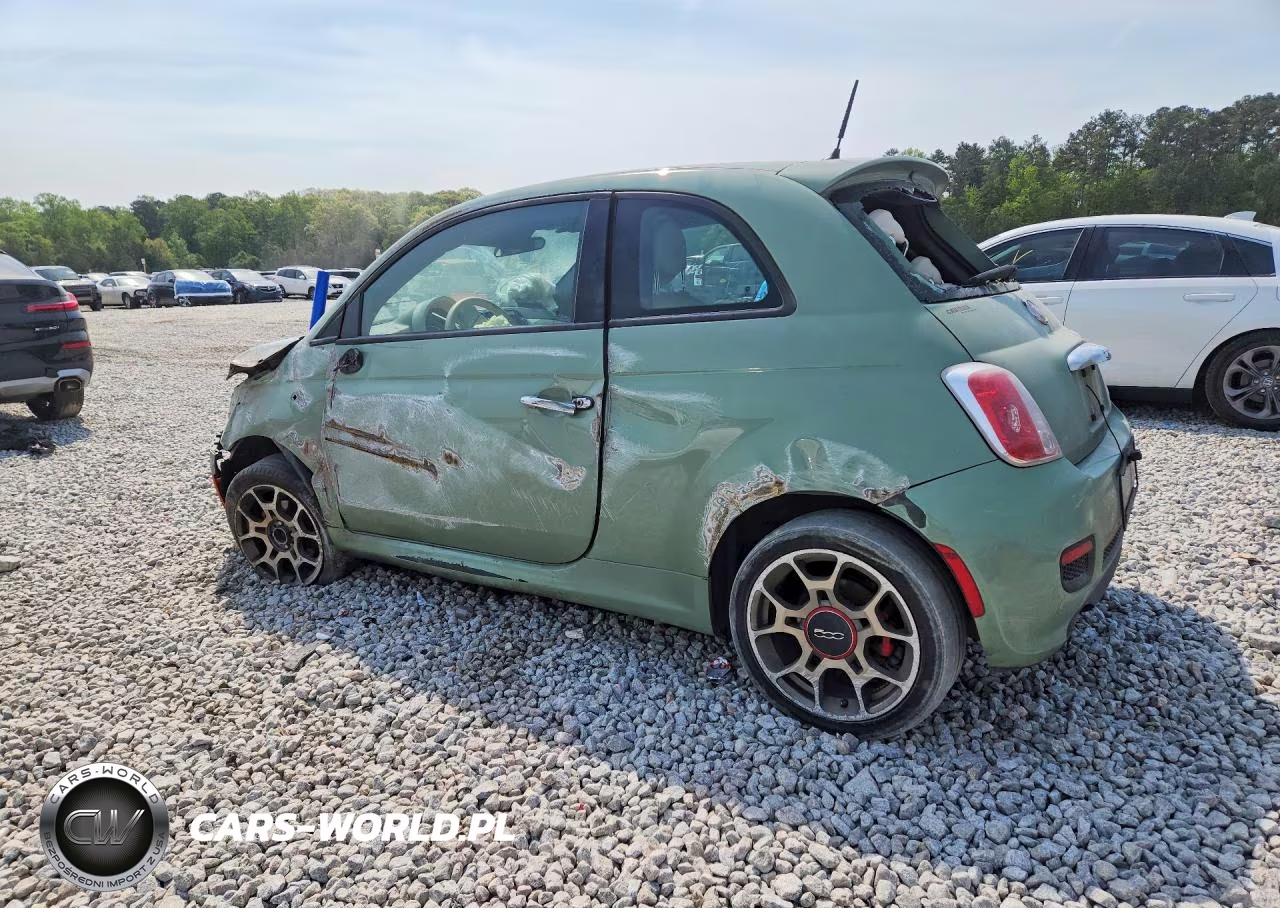 2015 Fiat 500 Sport VIN:3C3CFFBR1FT558837 - 2