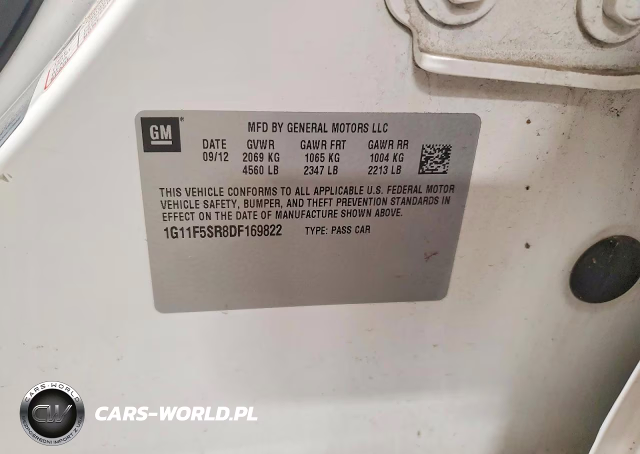 2013 Chevrolet Malibu 2Lt VIN:1G11F5SR8DF169822 - 12
