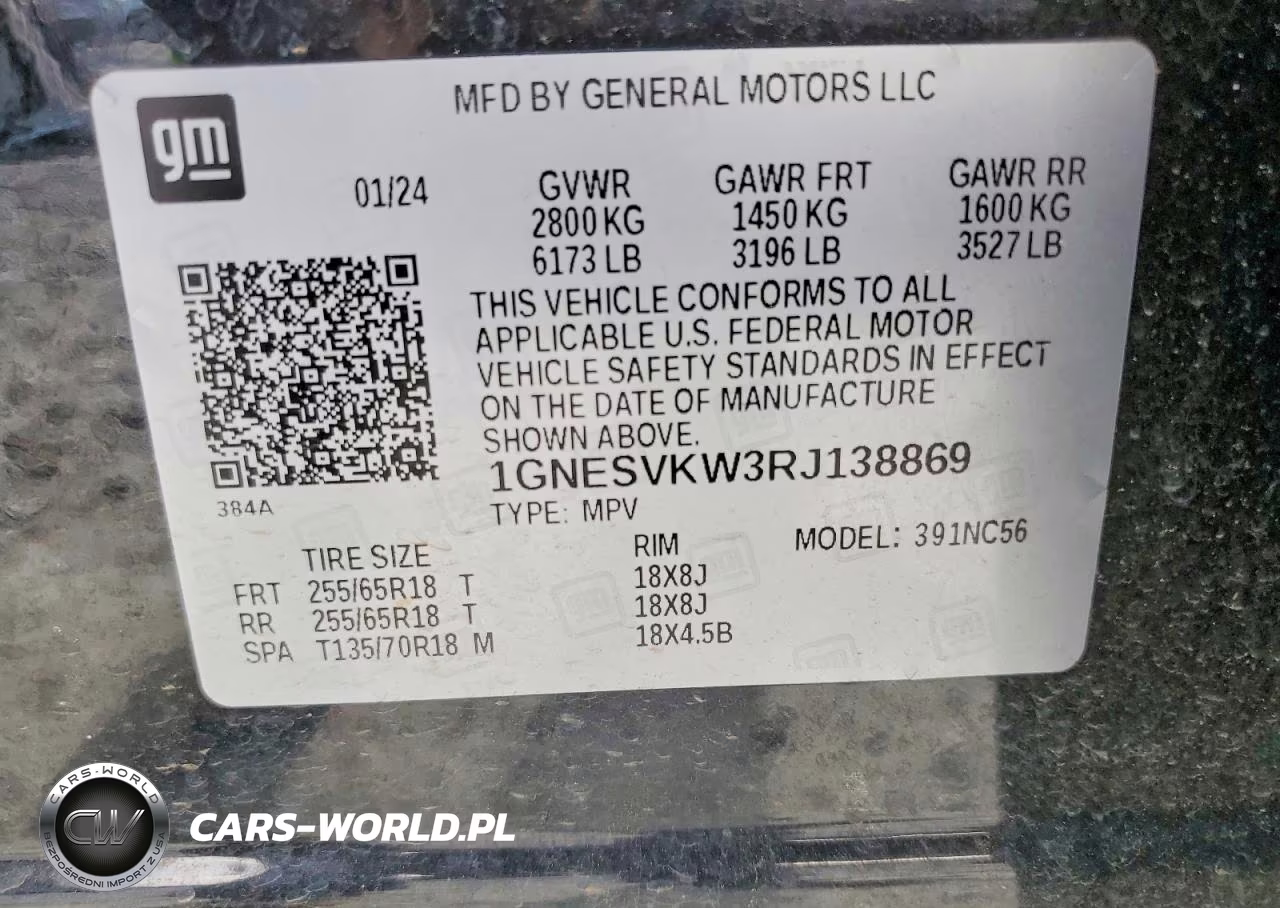 2024 Chevrolet Traverse Limited Lt VIN:1GNESVKW3RJ138869 - 14